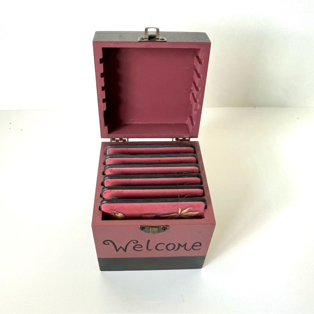 CRAZY MOUNTAIN Fall Autumn Welcome Coaster Box Set—OS